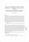 Research paper thumbnail of Bosna Hersek’te ‘İslam Adına Kim Konuşuyor?’un tarihi: Bir Resmi İslam, Halk İslamı Tartışması/ A History of " Who Speaks for Islam? " in Bosnia- Herzegovina: An Official Versus Popular Islam Debate