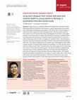 Research paper thumbnail of Long-term dropout from school and work and mental health in young adults in Norway: A qualitative interview-based study PUBLIC INTEREST STATEMENT