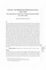 Research paper thumbnail of Osmanlı - Rus İlişkilerinde Makedonya Sorunu (1885-1908)/The Macedonian Question in Ottoman-Russian Relations (1885-1908)