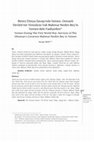 Research paper thumbnail of Birinci Dünya Savaşı’nda Yemen, Osmanlı Devleti’nin Temsilcisi Vali Mahmut Nedim Bey’in Yemen’deki Faaliyetleri/ Yemen During The First World War, Services of The Ottoman’s Governor Mahmut Nedim Bey in Yemen