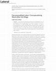 Research paper thumbnail of Decommodified Labor: Conceptualizing Work After the Wage