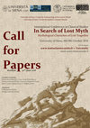 Research paper thumbnail of CFP - International conference  "In Search of Lost Myth. Mythological Characters of Lost Tragedies" Università di Siena 8-9 October 2018