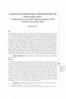 Research paper thumbnail of Londra’da Bir Memlûk Beyi: Muhammed Bey Elfî (Ekim-Aralık 1803)/ A Mamluk Bey in London: Muhammad Bey El-Elfî (October-December 1803)