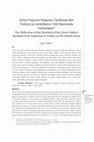 Research paper thumbnail of Enver Paşa'nın Naaşının Tacikistan'dan Türkiye'ye Getirilişinin Türk Basınında Yansımaları/ The Reflection of the Removal of the Enver Pasha's Remains from Tajikistan to Turkey in the Turkish Press