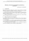 Research paper thumbnail of Métodos y técnicas de investigación cuantitativa y cualitativa