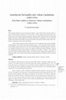 Research paper thumbnail of Amerika’da Tek kişilik Lobi: Vahan Cardashian (1883-1934)/ One-Man Lobby in America: Vahan Cardashian (1883-1934)