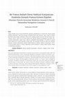 Research paper thumbnail of Bir Fransız Buharlı Deniz Nakliyat Kumpanyası Etrafında Osmanlı-Fransız-Ermeni İlişkileri / Ottoman-French-Armenian Relations Around A French Steamship Navigation Company