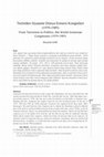 Research paper thumbnail of Terörden Siyasete Dünya Ermeni Kongreleri (1979-1985)/ From Terrorism to Politics, the World Armenian Congresses (1979-1985)