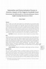 Research paper thumbnail of Nationalism and Democratization Process in Armenia: Impacts of the Nagorno-Karabakh Issue/ Ermenistan'da Milliyetçilik ve Demokratikleşme Süreci: Dağlık Karabağ Meselesinin Etkisi