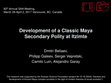 Research paper thumbnail of Development of a Classic Maya Secondary Polity at Itzimte