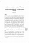 Research paper thumbnail of Peace through Institutions: Woodrow Wilson and the Paris Peace Conference