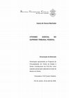 Research paper thumbnail of ATIVISMO JUDICIAL NO SUPREMO TRIBUNAL FEDERAL