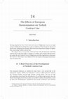 Research paper thumbnail of Effects of European Harmonization on Turkish Contract Law