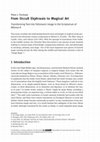 Research paper thumbnail of From Occult Ekphrasis to Magical Art: Transforming Text into Talismanic Image in the Scriptorium of Alfonso X