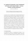 Research paper thumbnail of La « question de la grammaire » dans l'enseignement du français comme langue étrangère : nouveaux contextes, nouvelles perspectives