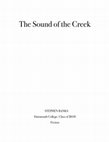 Research paper thumbnail of The Sound of the Creek