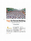 Research paper thumbnail of Yoga for Nation Building