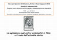 Research paper thumbnail of La legislazione sugli archivi ecclesiastici in Italia e il ruolo dell'archivista storico