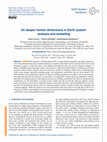 Research paper thumbnail of On deeper human dimensions in Earth system analysis and modelling