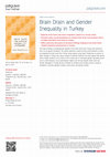 Research paper thumbnail of Brain Drain and Gender Inequality in Turkey