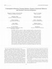 Research paper thumbnail of Contemplative/Emotion Training Reduces Negative Emotional Behavior and Promotes Prosocial Responses