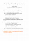 Research paper thumbnail of "Le critère de qualification de l'acte juridique réceptice", in Mélanges en l'honneur du Pr. Claude Witz, éd. LexisNexis, 2018, (à paraître). -