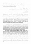 Research paper thumbnail of S. Saravanan, A Transnational Feminist View of Surrogacy Biomarkets in India (book review)