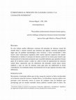 Research paper thumbnail of COMENTARIOS AL PRINCIPIO DE CLAUSURA CAUSAL Y LA CAUSACIÓN INTERNIVEL