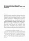 Research paper thumbnail of Homosexual Identity and Masculinity in Contemporary Ultra-Orthodox Jewish Law (Halakhah)