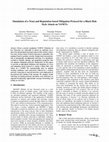 Research paper thumbnail of Simulation of a Trust and Reputation based Mitigation Protocol for a Black Hole Style Attack on VANETs