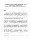 Research paper thumbnail of Impact of Macroeconomic Variables on Broad Money Supply and Total Deposit in Financial Institutions of Nepal