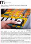 Research paper thumbnail of Spazi anaffettivi di solitudini: la minaccia del gambling