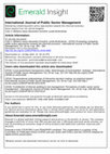 Research paper thumbnail of Evaluating competing public policy approaches towards the informal economy: Some lessons from the United Kingdom