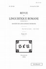 Research paper thumbnail of Ricarda LIVER (Hrsg.), La Sabgienscha da Iesu filg da Sirach. Die altengadinische Ecclesiasticus-Übersetzung von Lüci Papa. Neuausgabe des Druckes von 1613 mit linguistischem Kommentar, Tübingen, A. Francke Verlag, 2016 (“Romanica Helvetica”, 137), 199 pp.