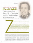 Research paper thumbnail of A View from the Bosphorus: Zaruhi Bahri’s Take on the First Republic of Armenia and Its Sovietization