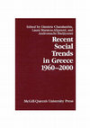 Research paper thumbnail of Recent social trends in Greece, 1960-2000