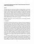 Research paper thumbnail of Contesting the underperformance thesis of women entrepreneurs: firm-level evidence from South Africa