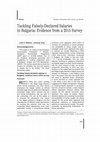 Research paper thumbnail of Tackling Falsely-Declared Salaries in Bulgaria: Evidence from a 2015 Survey