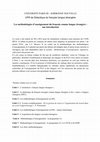 Research paper thumbnail of Les méthodologies d'enseignement du français comme langue étrangère : une introduction