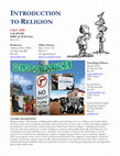 Research paper thumbnail of Introduction to Religion (Fall 2018)