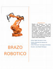 Research paper thumbnail of BRAZO ROBOTICO