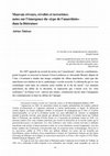 Research paper thumbnail of Mauvais rêveurs, révoltés et terroristes: notes sur l'émergence du «type de l'anarchiste» dans la littérature