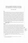 Research paper thumbnail of Ramazanoğulları Beyliği'nin Kuruluşu