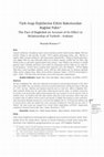 Research paper thumbnail of Türk-Arap İlişkilerine Etkisi Bakımından Bağdat Paktı