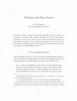 Research paper thumbnail of Freedom and Time Travel