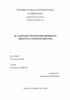 Research paper thumbnail of Il "language testing" per immigrati adulti: il contesto dei CPIA.