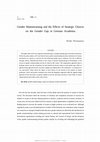 Research paper thumbnail of Gender Mainstreaming and the Effects of Strategic Choices on the Gender Gap in German Academia 독일대학의 성주류화의 전략적 선택이 성별차이에 미치는 영향 저자