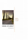 Research paper thumbnail of Hegel ve Umut