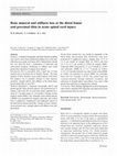 Research paper thumbnail of Bone mineral and stiffness loss at the distal femur and proximal tibia in acute spinal cord injury