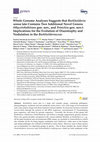 Research paper thumbnail of Whole Genome Analyses Suggests that Burkholderia sensu lato Contains Two Additional Novel Genera (Mycetohabitans gen. nov., and Trinickia gen. nov.): Implications for the Evolution of Diazotrophy and Nodulation in the Burkholderiaceae